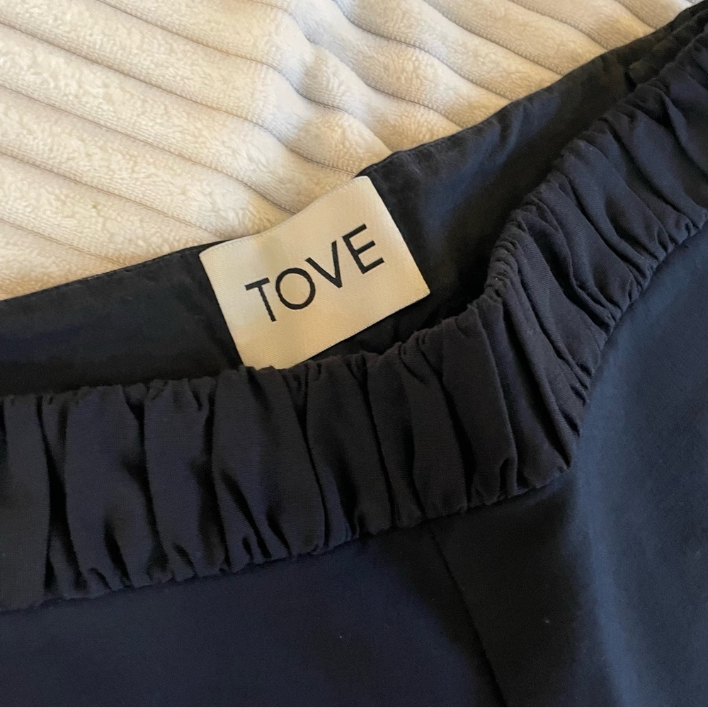 TOVE wool blend tailored skinny pants
